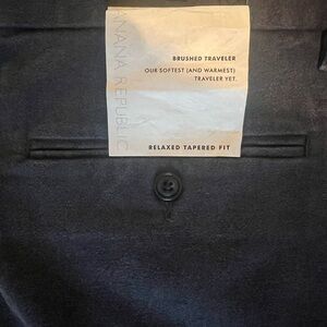 NWT Banana Republic Brushed Traveler Relaxed Tapered Pants